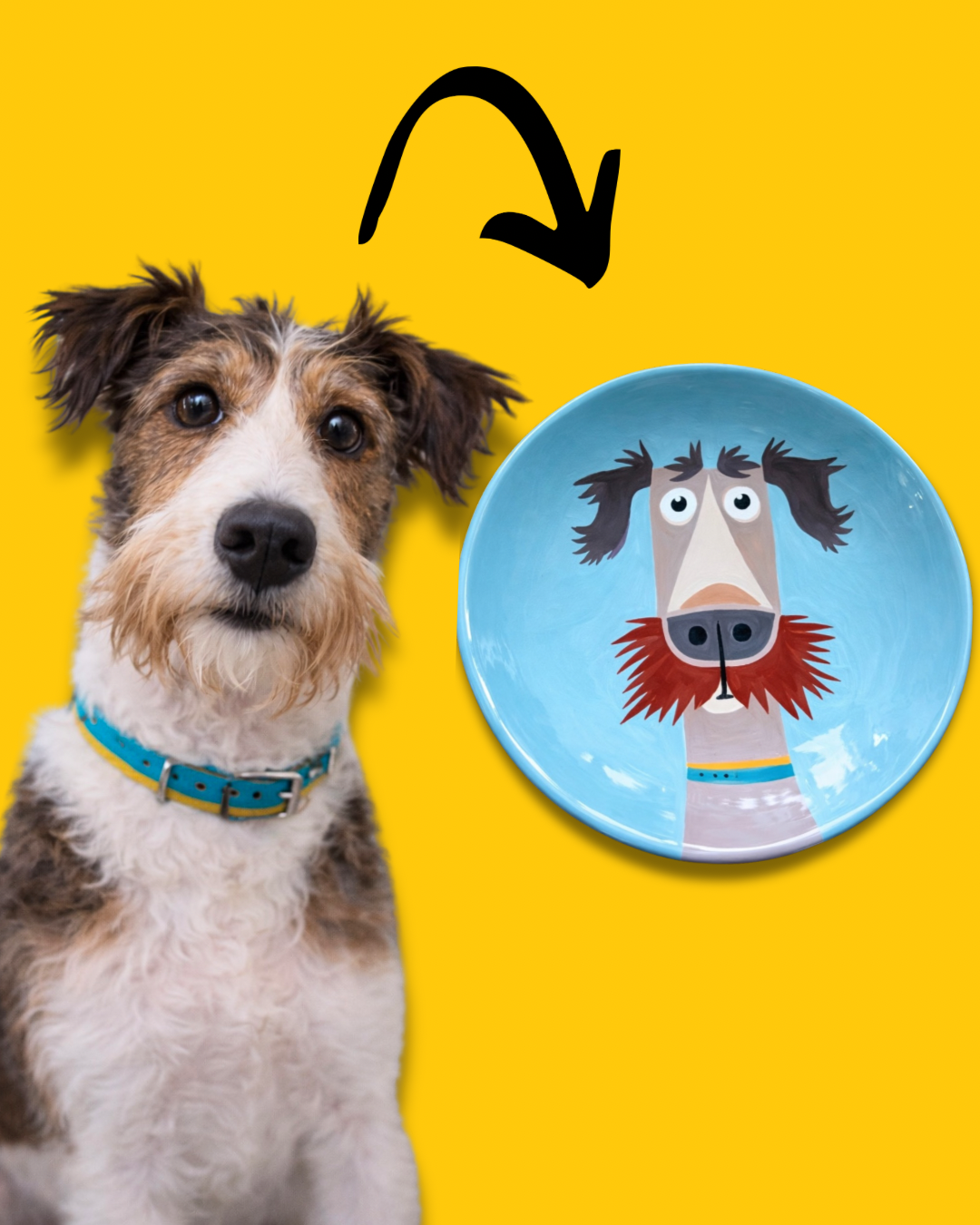 Custom Round Plates – Hand-Painted Ceramic