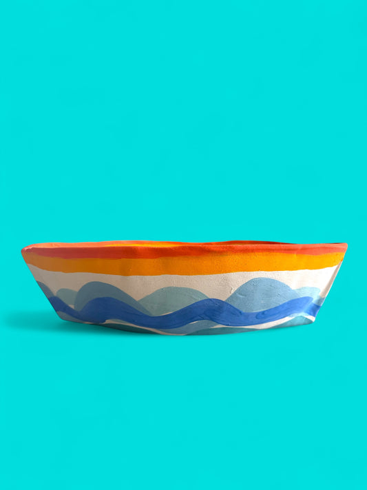 The Colorful Boat Vase