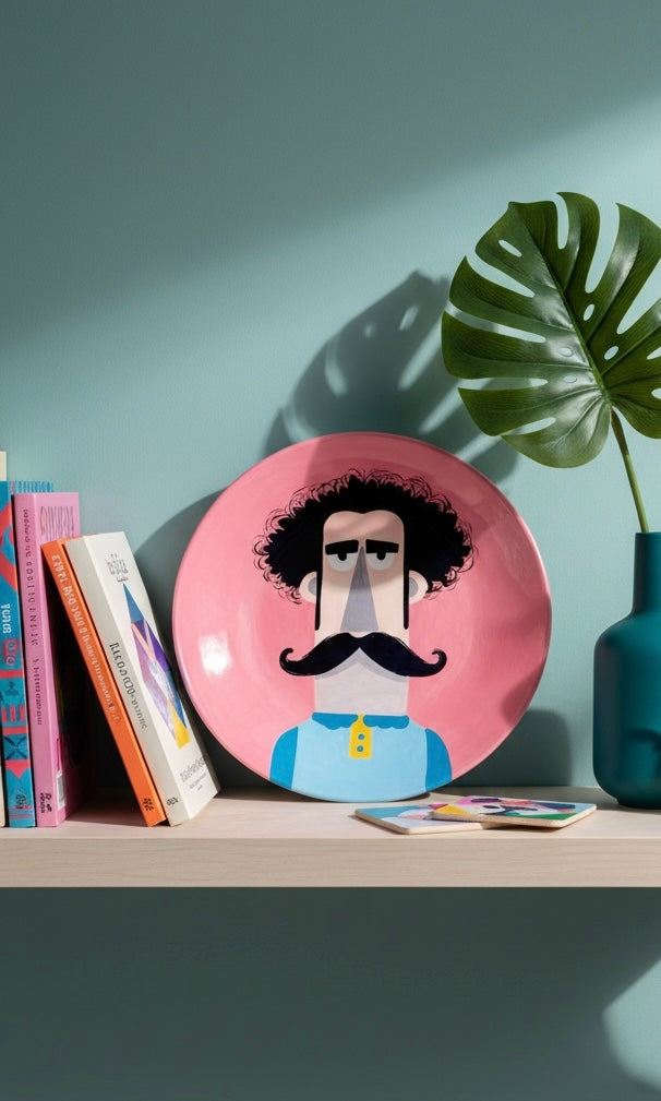 The Italian Charming Guy Ceramic Plate