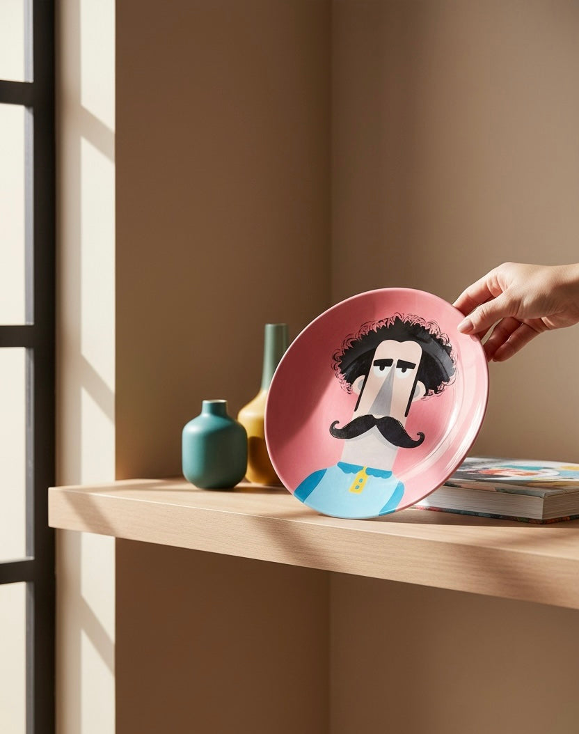 The Italian Charming Guy Ceramic Plate