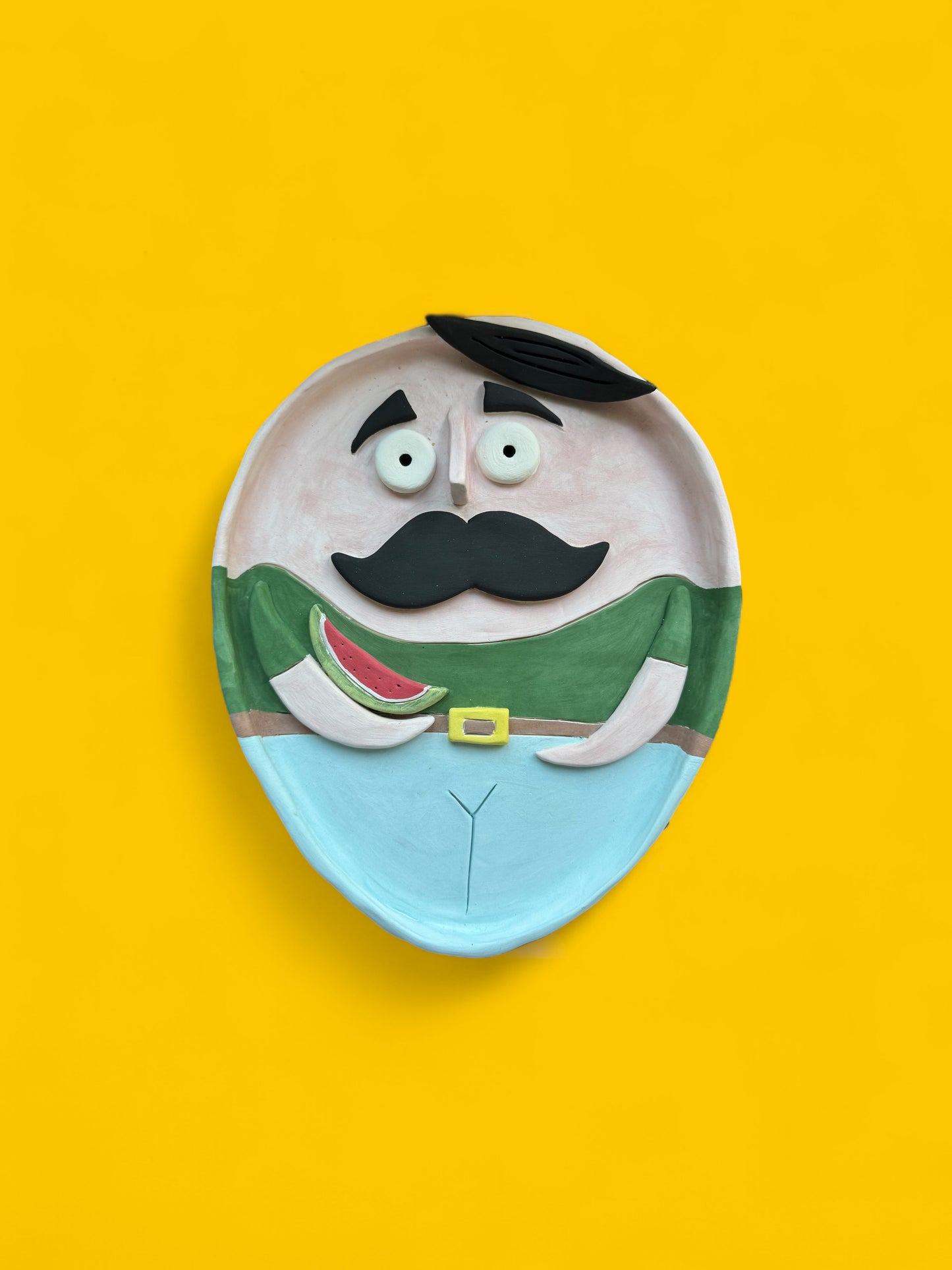 Watermelon Man Plate