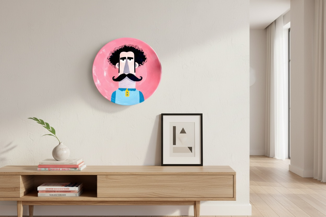 The Italian Charming Guy Ceramic Plate