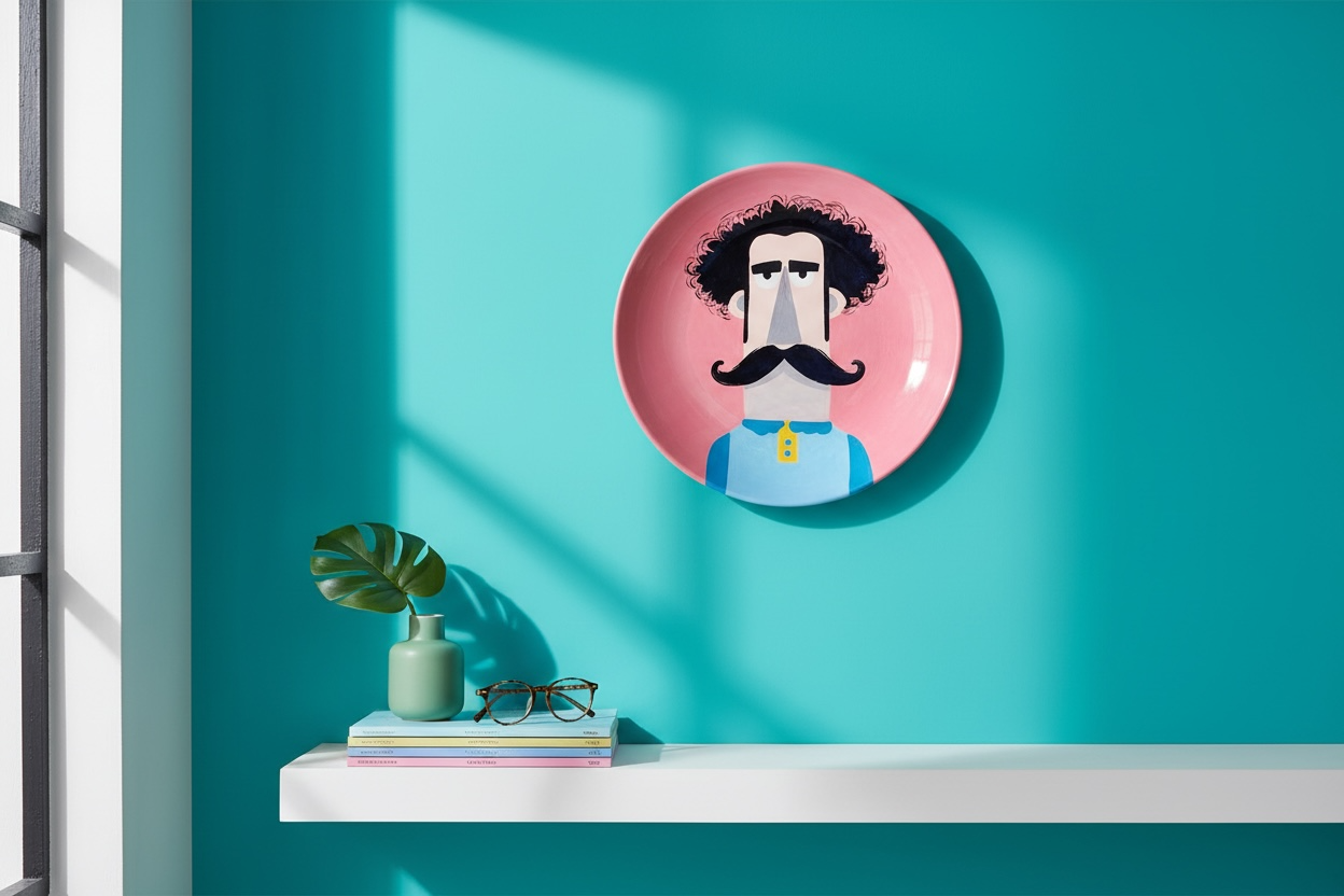 The Italian Charming Guy Ceramic Plate