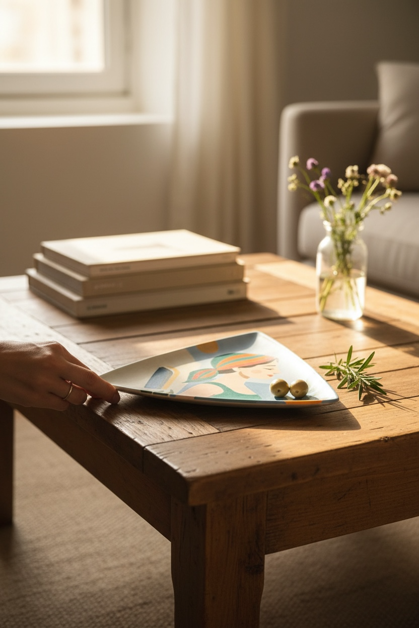 The Island Feeling Ceramic Plate