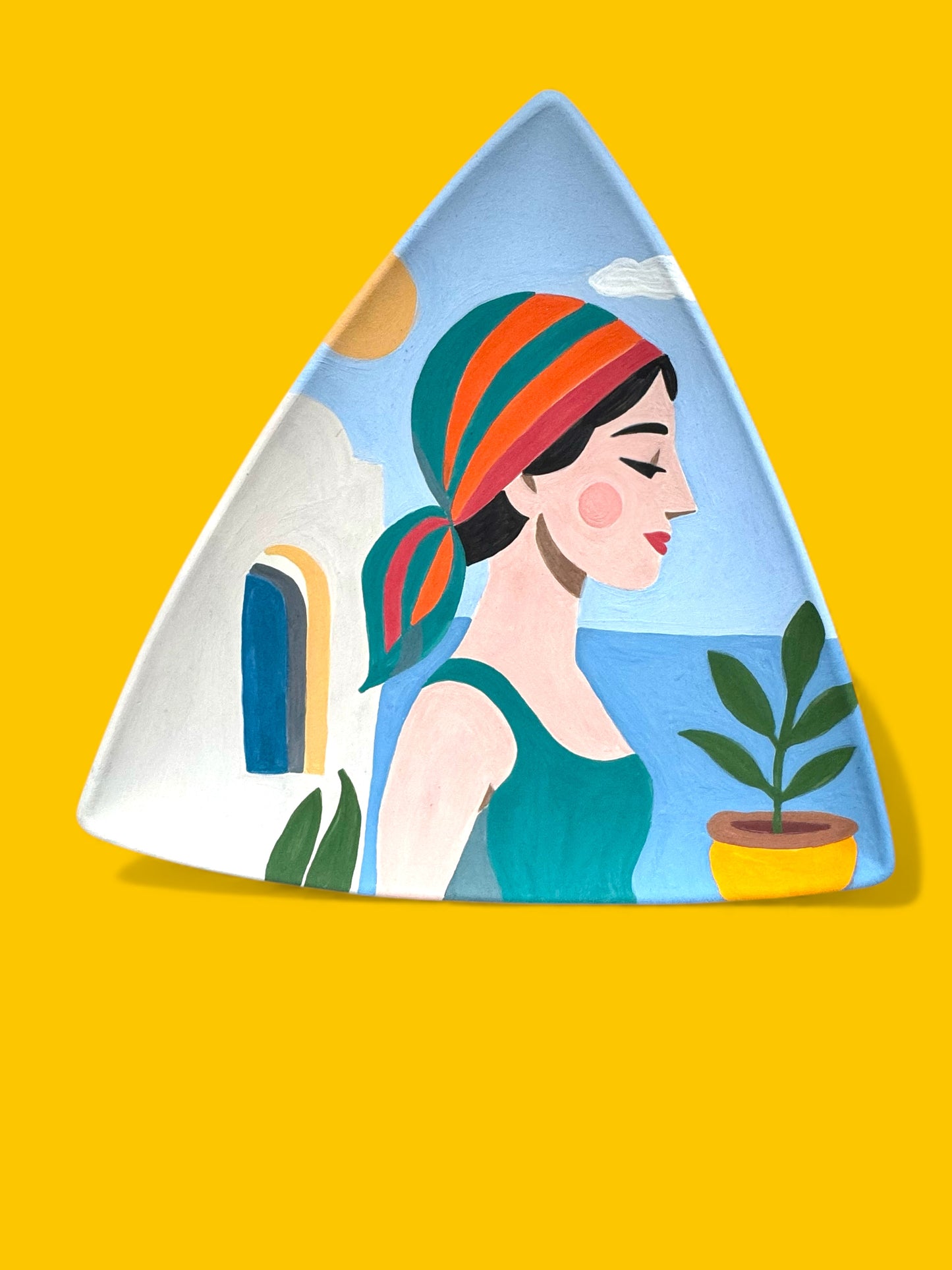 The Island Feeling Ceramic Plate