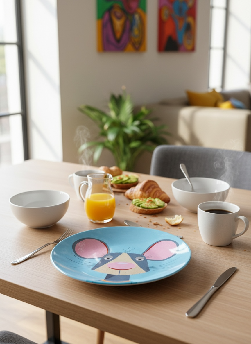 The Mouse Ceramic Plate