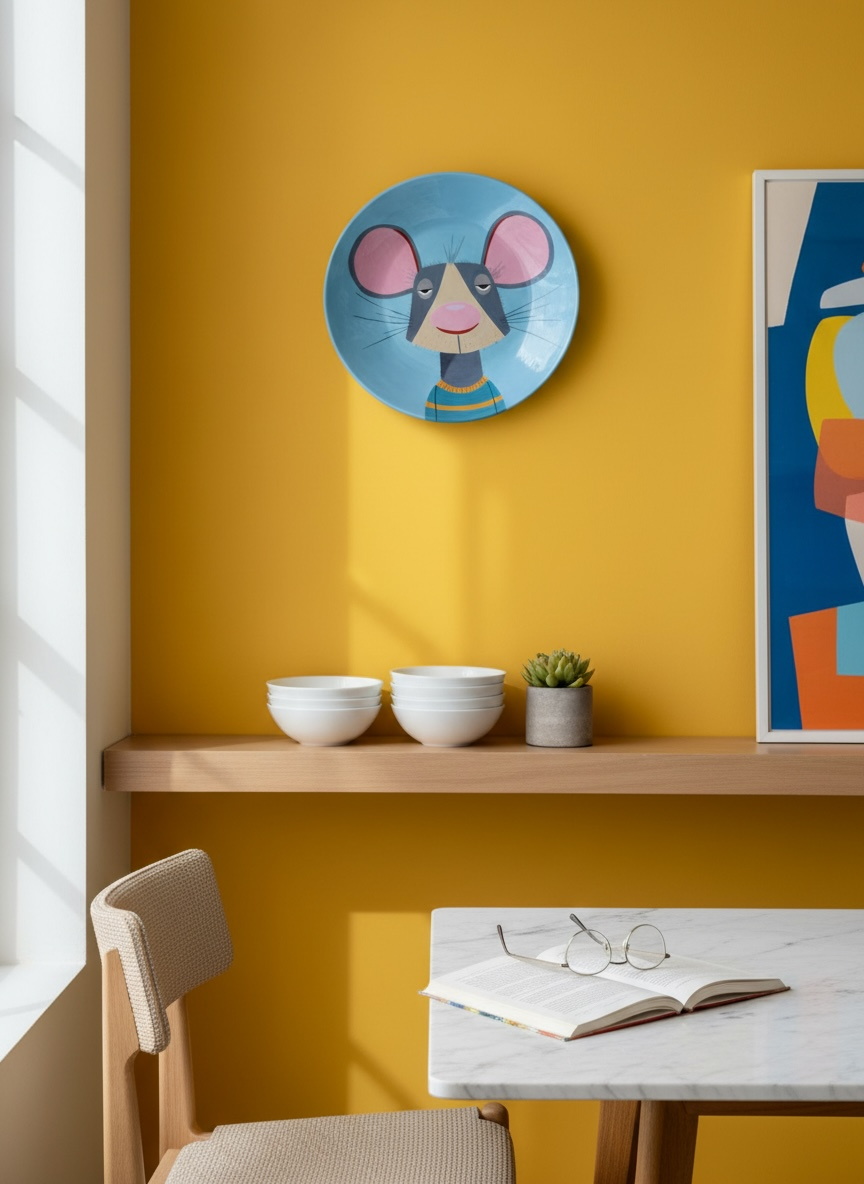 The Mouse Ceramic Plate