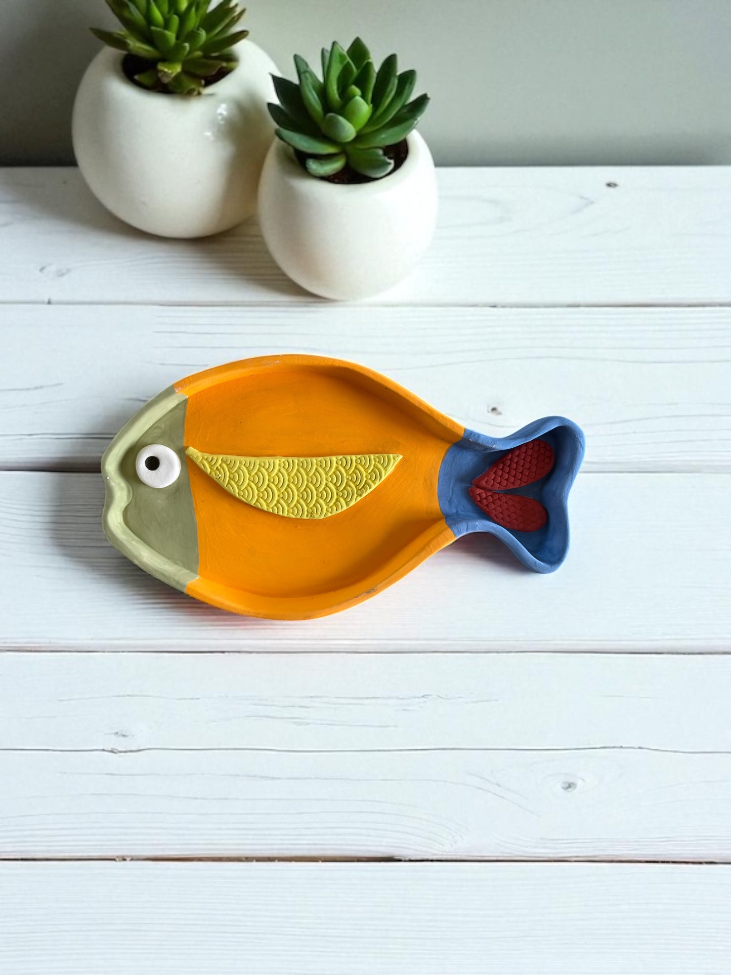 Fish Colorful Plate